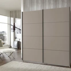 Kledingkasten< Kledingkast Aalst Taupe - 180x210x65 cm
