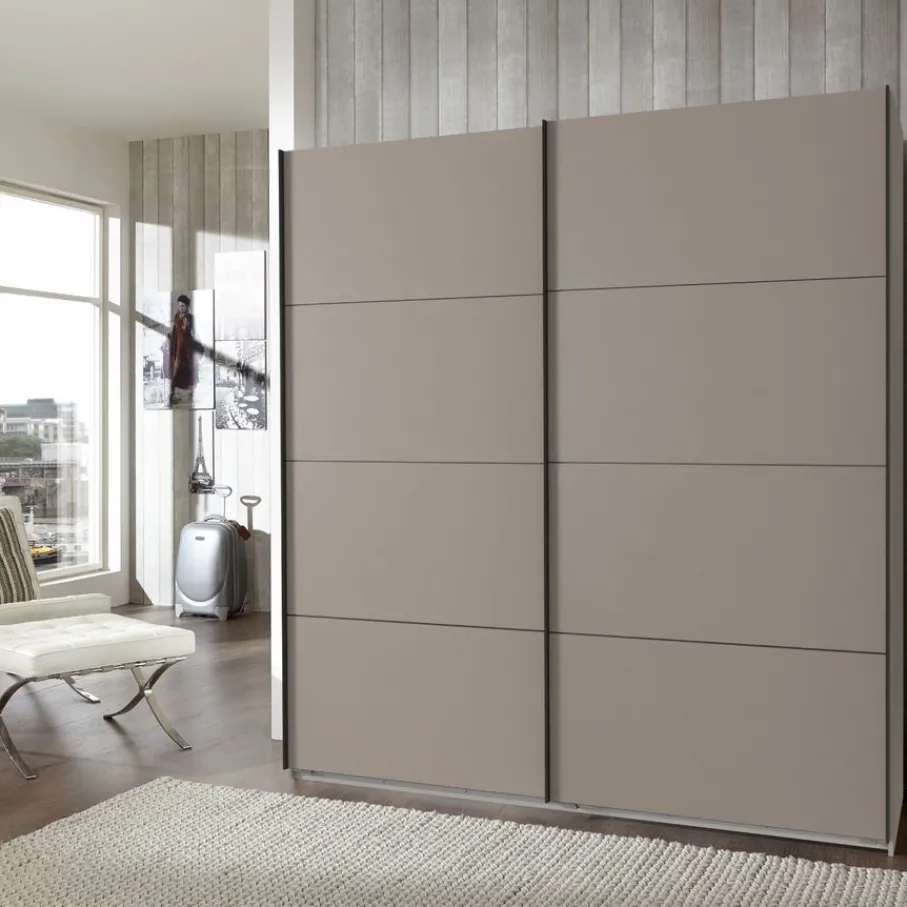 Kledingkasten< Kledingkast Aalst Taupe - 180x210x65 cm