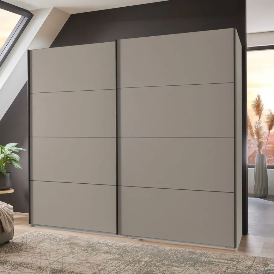 Kledingkasten< Kledingkast Aalst Taupe - 225x210x65 cm