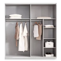 Kledingkasten< Kledingkast Aalst Taupe - 225x210x65 cm