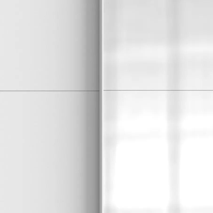 Kledingkasten< Kledingkast Aalst Wit Spiegel - 180x210x65 cm