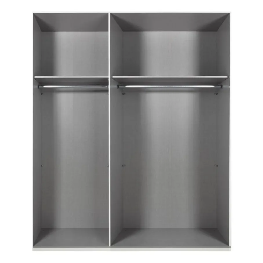 Kledingkasten< Kledingkast Aalst Wit - 135x210x65 cm