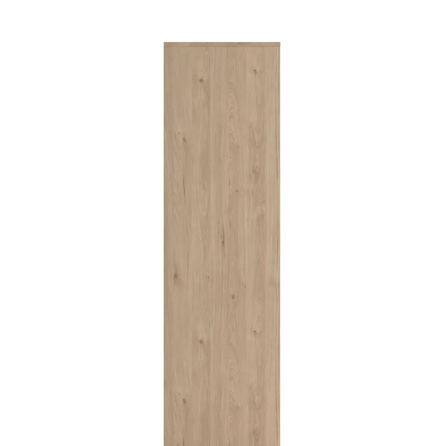 Kledingkasten< Kledingkast Atlanta Eiken / Hoogglans Wit - 149x202x58 cm