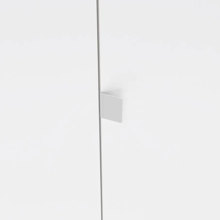Kledingkasten< Kledingkast Atlanta Eiken / Hoogglans Wit - 149x202x58 cm