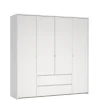 Kledingkasten< Kledingkast Atlanta Wit - 197x202x58 cm