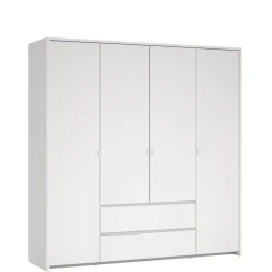 Kledingkasten< Kledingkast Atlanta Wit - 197x202x58 cm