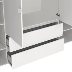 Kledingkasten< Kledingkast Atlanta Wit - 197x202x58 cm