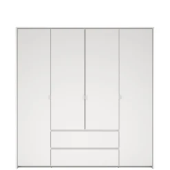 Kledingkasten< Kledingkast Atlanta Wit - 197x202x58 cm