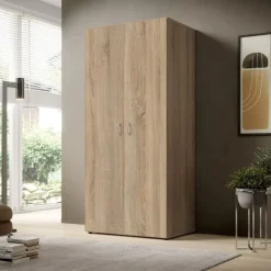 Kledingkasten< Kledingkast Baarlo Naturel - 80x176x52 cm