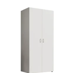 Kledingkasten< Kledingkast Baarlo Wit - 80x176x52 cm