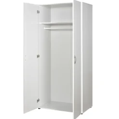 Kledingkasten< Kledingkast Baarlo Wit - 80x176x52 cm