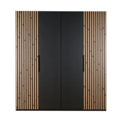 Kledingkasten< Kledingkast Bakel Donkergrijs - 200x216x58 cm