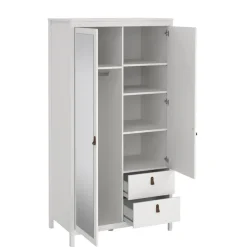 Kledingkasten< Kledingkast Dallas Wit - 103x199x59