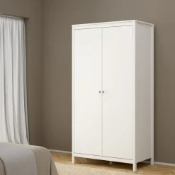 Kledingkasten< Kledingkast Dallas Wit - 103x199x59