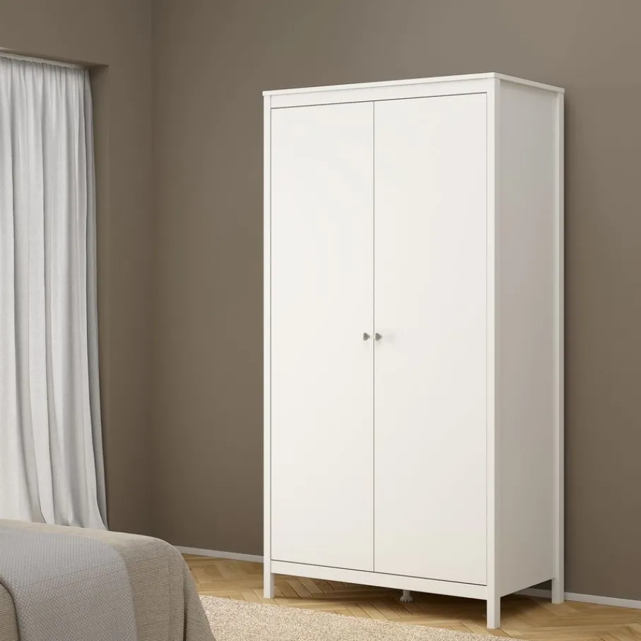 Kledingkasten< Kledingkast Dallas Wit - 103x199x59