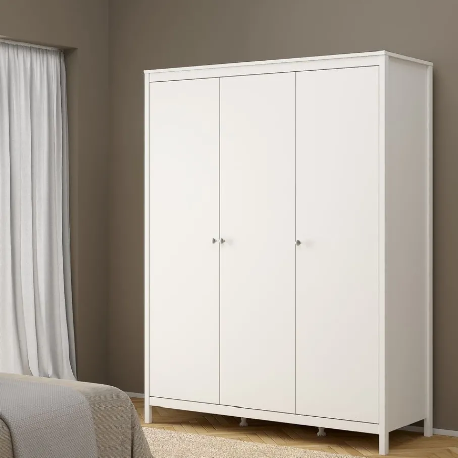 Opbergkasten< Kledingkast Dallas Wit - 150x199x59