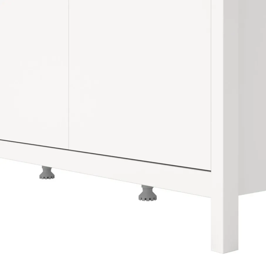 Opbergkasten< Kledingkast Dallas Wit - 150x199x59