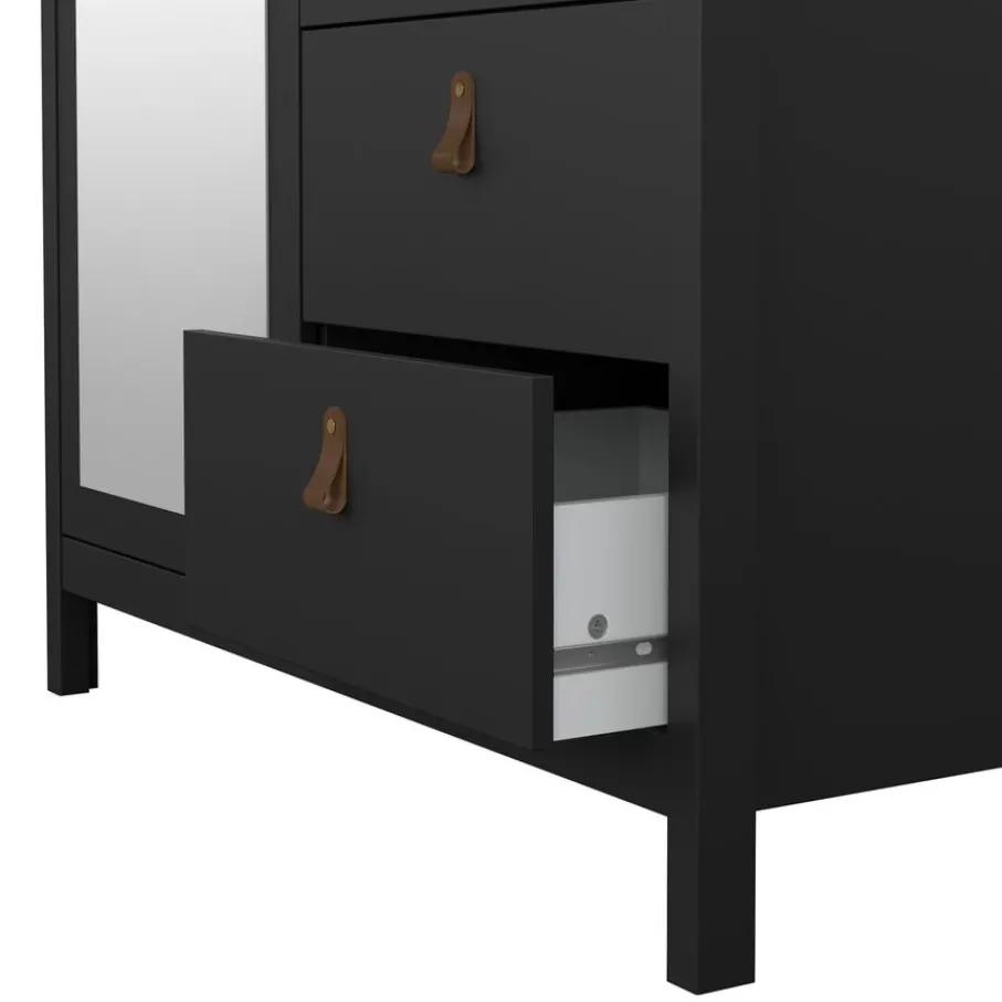 Opbergkasten< Kledingkast Dallas Zwart - 103x199x59