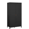 Opbergkasten<Light - Living Kledingkast Dallas Zwart - 103x199x59