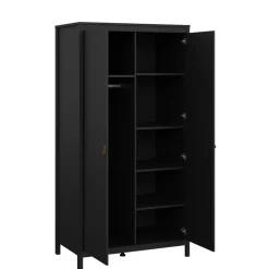 Opbergkasten<Light - Living Kledingkast Dallas Zwart - 103x199x59