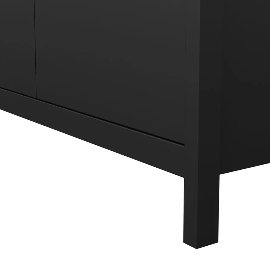 Opbergkasten<Light - Living Kledingkast Dallas Zwart - 103x199x59