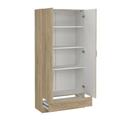 Kledingkasten< Kledingkast Harper Naturel - 80x171x36 cm