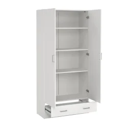 Kledingkasten< Kledingkast Harper Wit - 80x171x36 cm