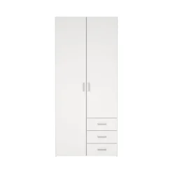Kledingkasten< Kledingkast Harper Wit - 78x176x36 cm