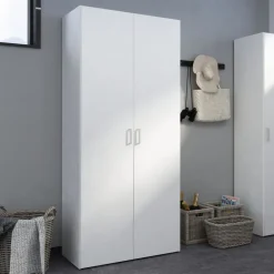Kledingkasten< Kledingkast Harper Wit - 78x176x36 cm