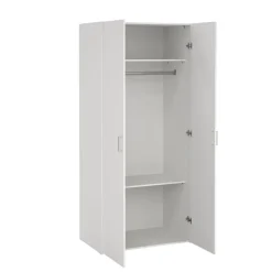 Kledingkasten< Kledingkast Harper Wit - 78x176x50 cm