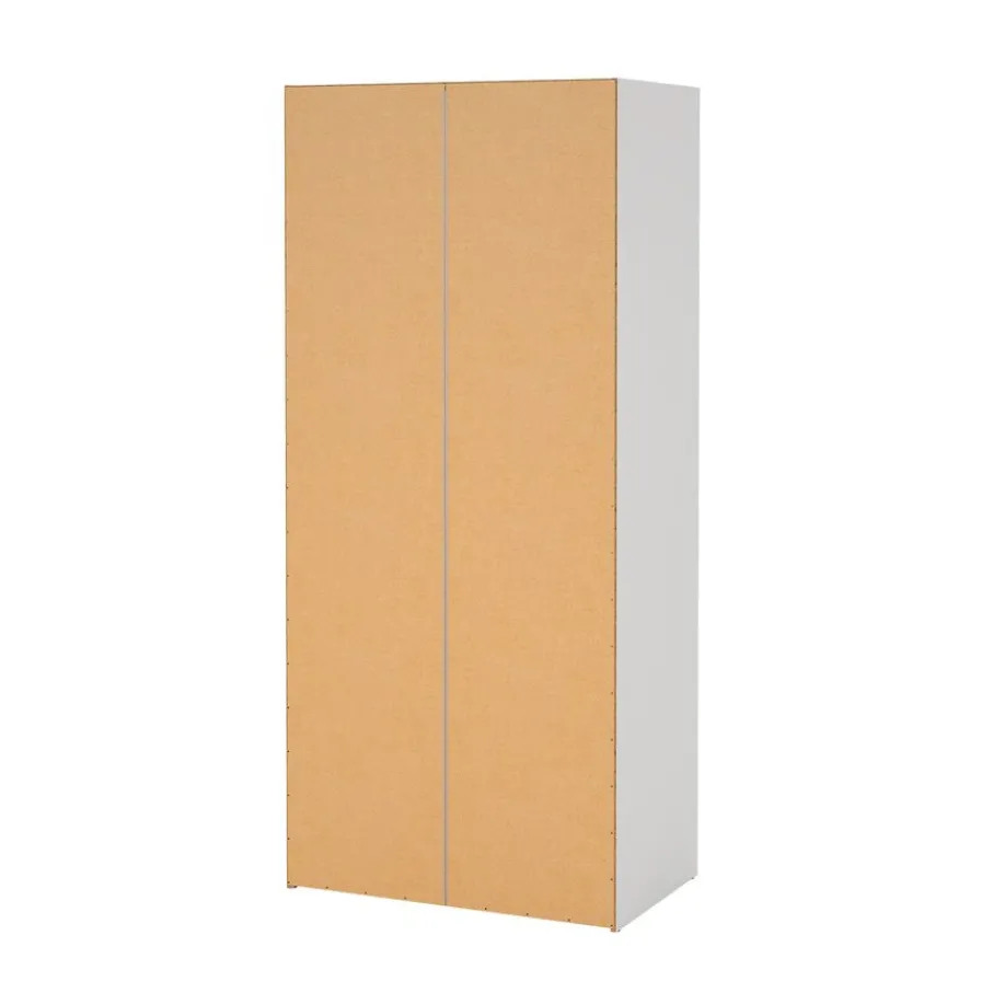 Kledingkasten< Kledingkast Harper Wit - 78x176x50 cm