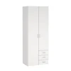 Kledingkasten< Kledingkast Harper Wit - 78x201x50 cm