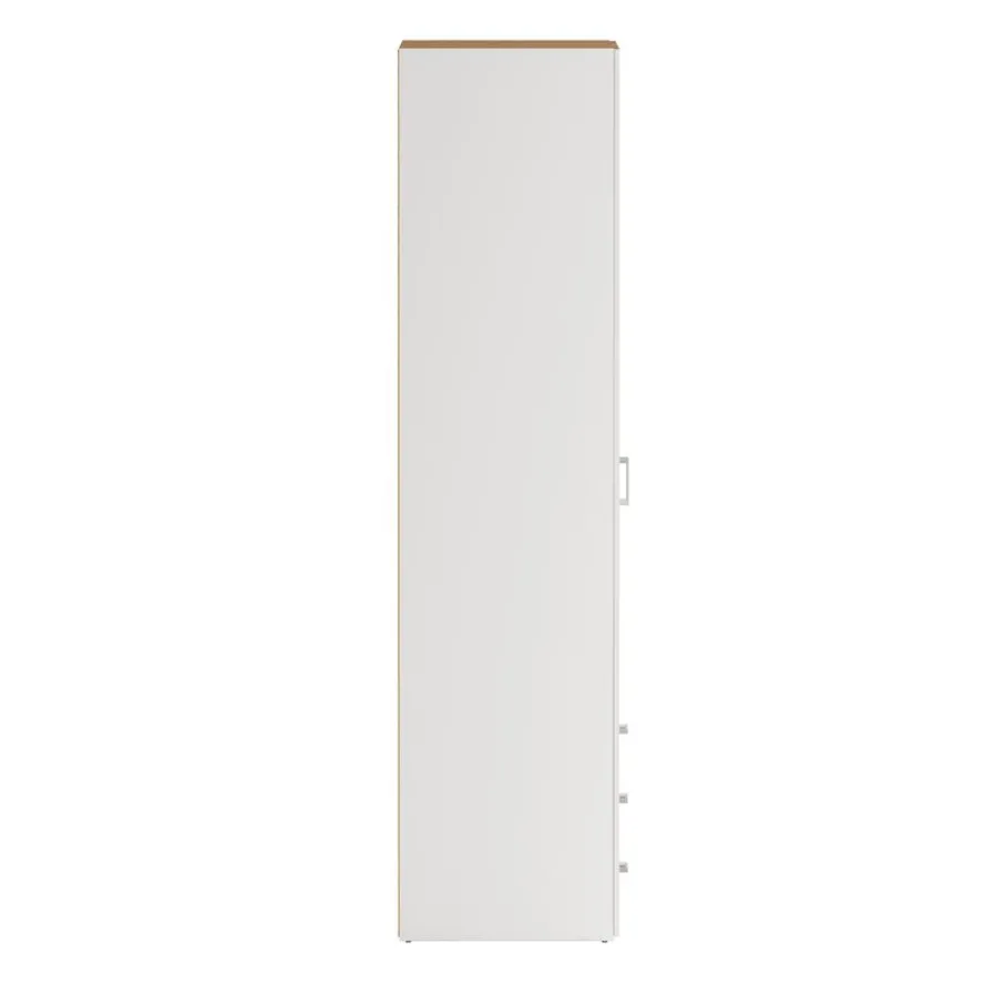 Kledingkasten< Kledingkast Harper Wit - 78x201x50 cm