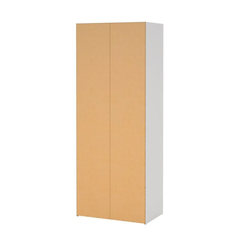 Kledingkasten< Kledingkast Harper Wit - 78x201x50 cm