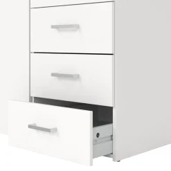 Kledingkasten< Kledingkast Harper Wit - 78x201x50 cm