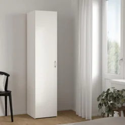 Opbergkasten< Kledingkast Harper Wit - 40x176x42 cm