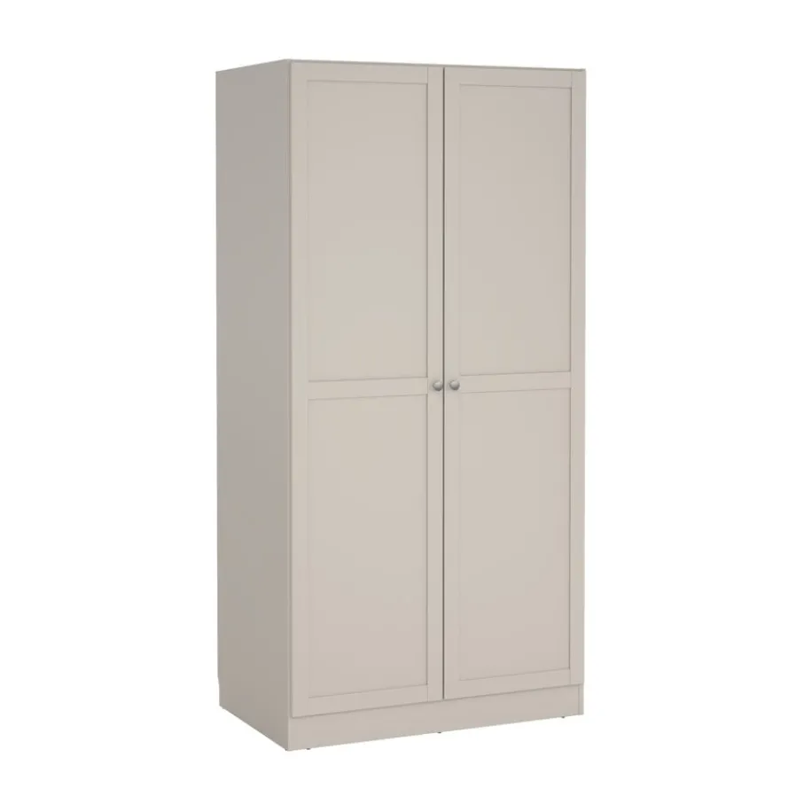 Kledingkasten< Kledingkast Indy Taupe - 99x200x62 cm