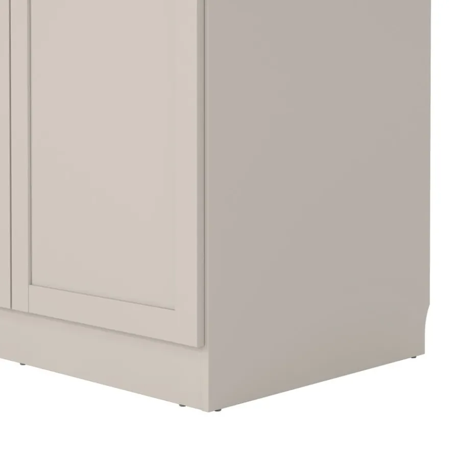 Kledingkasten< Kledingkast Indy Taupe - 99x200x62 cm