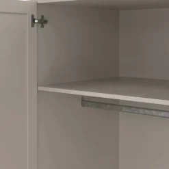 Kledingkasten< Kledingkast Indy Taupe - 196x200x62 cm