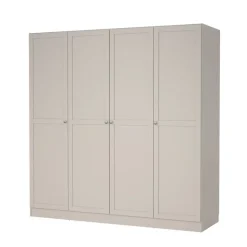 Kledingkasten< Kledingkast Indy Taupe - 196x200x62 cm