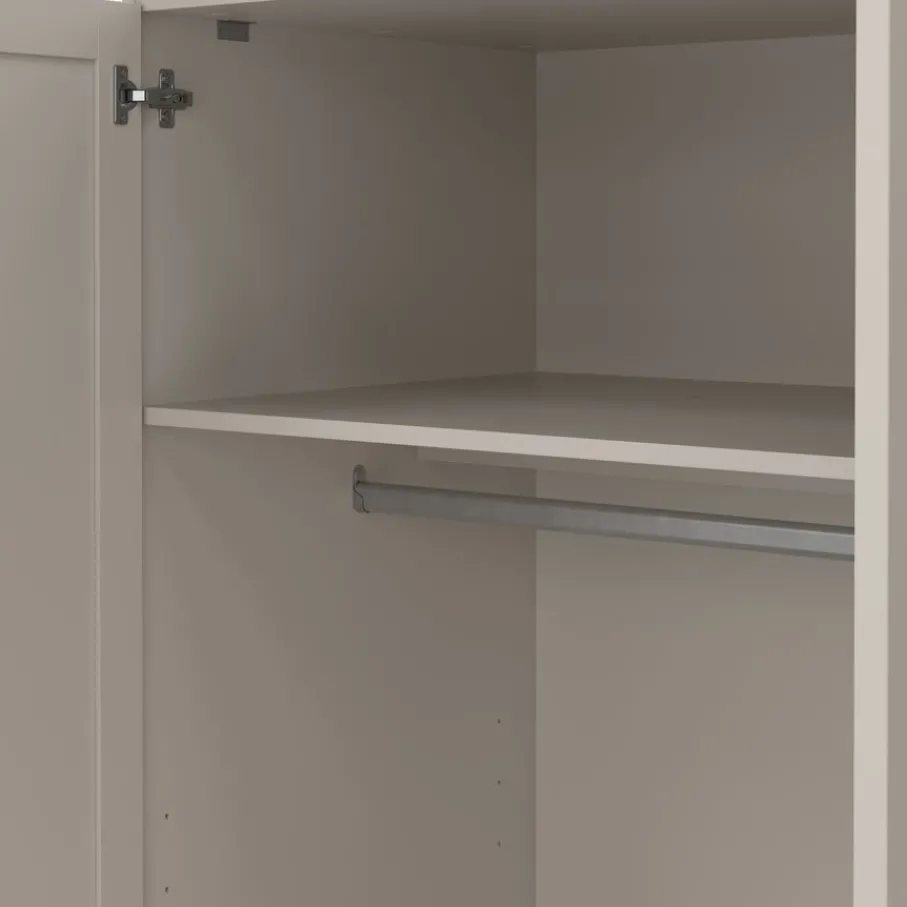 Kledingkasten< Kledingkast Indy Taupe - 147x200x62 cm