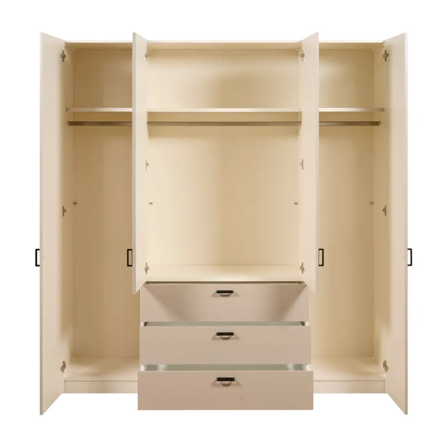 Kledingkasten< Kledingkast Legado Beige - 200x220x57 cm