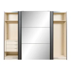 Kledingkasten< Kledingkast Legado Zwart - 278x220x65 cm
