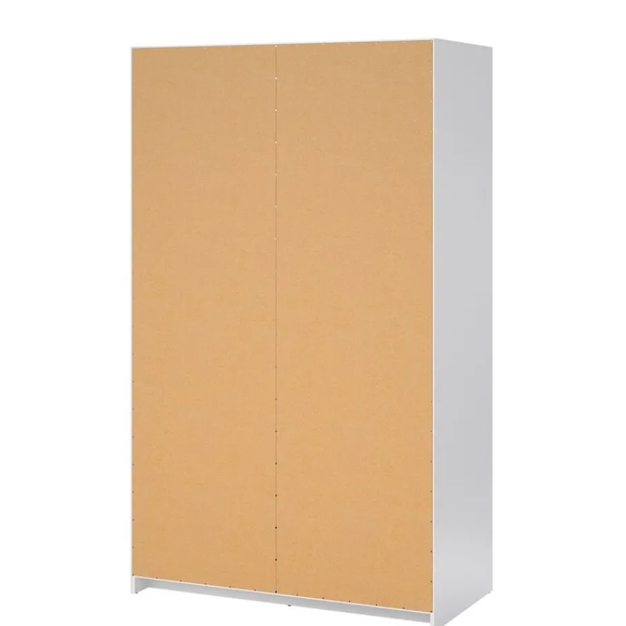 Kledingkasten< Kledingkast Luna Hoogglans Wit - 119x201x60 cm