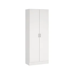 Kledingkasten< Kledingkast Miami Wit - 70x181x36 cm