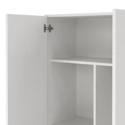 Kledingkasten< Kledingkast Miami Wit - 70x181x36 cm
