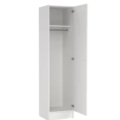 Opbergkasten< Kledingkast Miami Wit - 49x200x47 cm