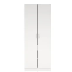 Opbergkasten< Kledingkast Miami Wit - 79x200x50 cm