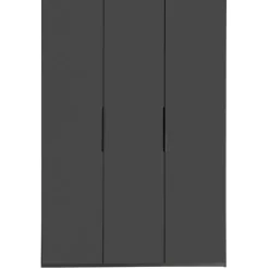 Kledingkasten< Kledingkast Oss Donkergrijs - 150x236x58 cm