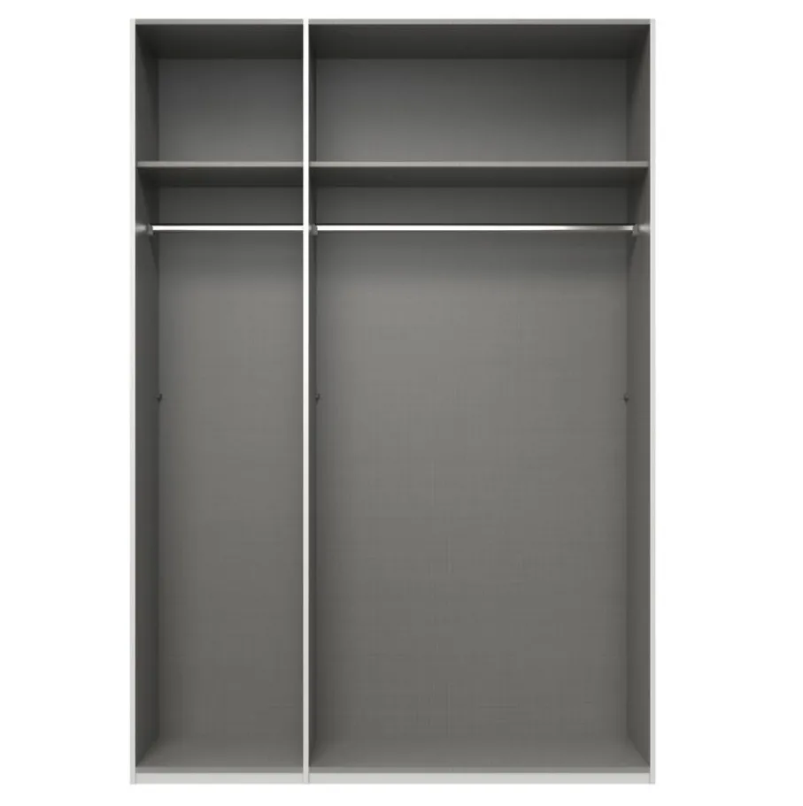 Kledingkasten< Kledingkast Oss Donkergrijs - 150x216x58 cm